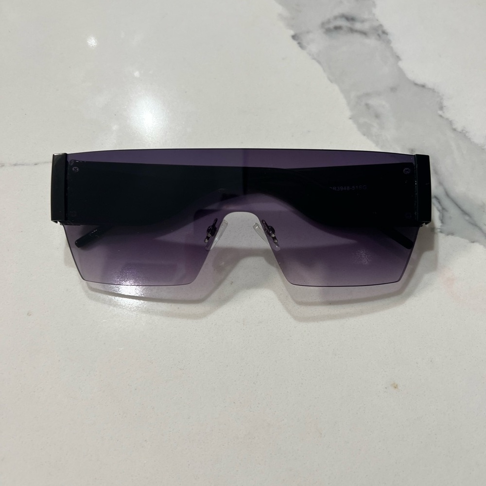 Stylish Black and Purple Sunglasses